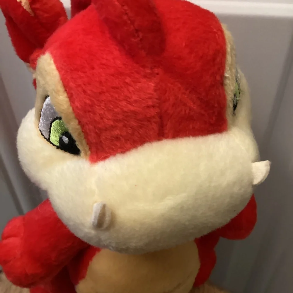NEW 2002 Neopets Scorchio 8" Plush Red Dragon Stuffed Animal Vintage - Picture 7 of 10
